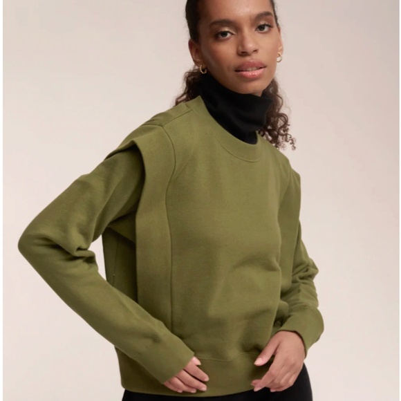 Preloved Lindy Olive Green Sweatshirt Size M - Picture 1 of 7